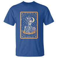 The Crocheter Skeleton T Shirt Crochet Lover Gift Tarot Card Graphic - Wonder Print Shop