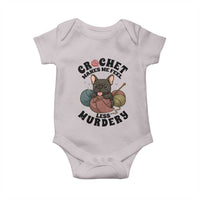 French Bulldog Baby Onesie Crochet Makes Me Feel Less Murdery - Wonder Print Shop