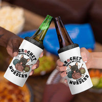 French Bulldog 4 in 1 Can Cooler Tumbler Crochet Makes Me Feel Less Murdery - Wonder Print Shop