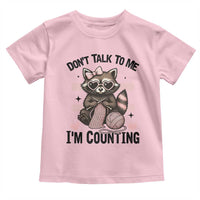 Do Not Talk To Me I Am Counting Toddler T Shirt Funny Crochet Raccoon - Wonder Print Shop