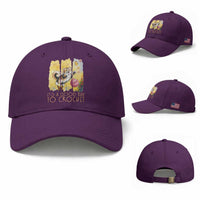 It’s A Good Day To Crochet Baseball Cap Cute Cat Chasing Yarn