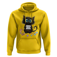 Funny Cat Crochet Lover Hoodie Its Fine I am Fine Everything Is Fine - Wonder Print Shop
