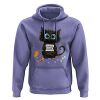 Funny Cat Crochet Lover Hoodie Its Fine I am Fine Everything Is Fine - Wonder Print Shop