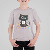 Funny Cat Crochet Lover T Shirt For Kid Its Fine I am Fine Everything Is Fine - Wonder Print Shop
