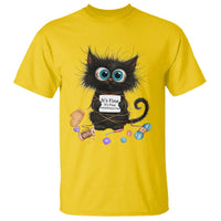 Funny Cat Crochet Lover T Shirt Its Fine I am Fine Everything Is Fine - Wonder Print Shop