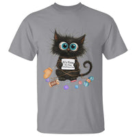 Funny Cat Crochet Lover T Shirt Its Fine I am Fine Everything Is Fine - Wonder Print Shop