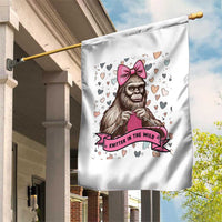 Funny Bigfoot Knitting Garden Flag Knitter In The Wild - Wonder Print Shop