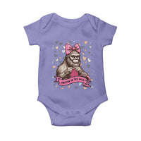 Funny Bigfoot Knitting Baby Onesie Knitter In The Wild - Wonder Print Shop