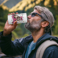 Funny Bigfoot Knitting 4 in 1 Can Cooler Tumbler Knitter In The Wild - Wonder Print Shop