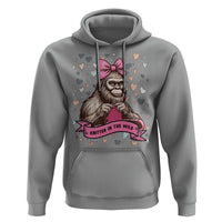 Funny Bigfoot Knitting Hoodie Knitter In The Wild - Wonder Print Shop