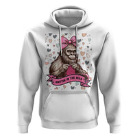 Funny Bigfoot Knitting Hoodie Knitter In The Wild - Wonder Print Shop