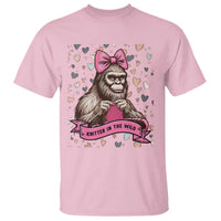 Funny Bigfoot Knitting T Shirt Knitter In The Wild - Wonder Print Shop