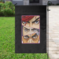 Futuristic Legends Anime Eyes Garden Flag Gift For League Gamer Fans - Wonder Print Shop