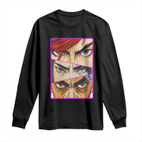 Futuristic Legends Anime Eyes Long Sleeve Shirt Gift For League Gamer Fans - Wonder Print Shop