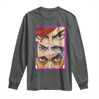 Futuristic Legends Anime Eyes Long Sleeve Shirt Gift For League Gamer Fans - Wonder Print Shop