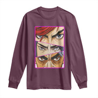 Futuristic Legends Anime Eyes Long Sleeve Shirt Gift For League Gamer Fans - Wonder Print Shop