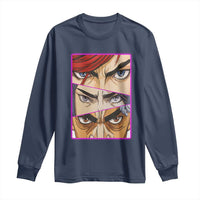 Futuristic Legends Anime Eyes Long Sleeve Shirt Gift For League Gamer Fans - Wonder Print Shop