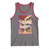 Futuristic Legends Anime Eyes Tank Top Gift For League Gamer Fans - Wonder Print Shop