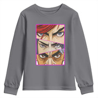 Futuristic Legends Anime Eyes Youth Sweatshirt Gift For League Gamer Fans - Wonder Print Shop