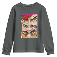 Futuristic Legends Anime Eyes Youth Sweatshirt Gift For League Gamer Fans - Wonder Print Shop
