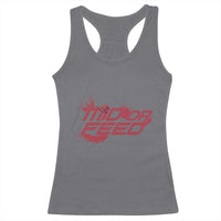 Mid Or Feed Holographic Witch Hat Racerback Tank Top Funny Game Lover Gift - Wonder Print Shop