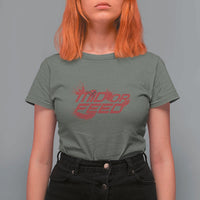 Mid Or Feed Holographic Witch Hat T Shirt For Women Funny Game Lover Gift - Wonder Print Shop