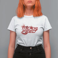 Mid Or Feed Holographic Witch Hat T Shirt For Women Funny Game Lover Gift - Wonder Print Shop