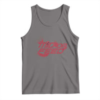 Mid Or Feed Holographic Witch Hat Tank Top Funny Game Lover Gift - Wonder Print Shop