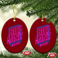 Bot Lane Main Cyberpunk Neon Style Ceramic Ornament Gaming Quote Gift - Wonder Print Shop