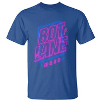 Bot Lane Main Cyberpunk Neon Style T Shirt Gaming Quote Gift - Wonder Print Shop