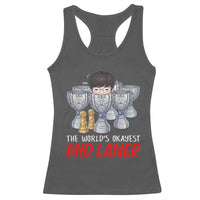 Worlds Okayest Mid Laner Racerback Tank Top Funny Game Lover Gift - Wonder Print Shop