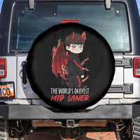 Worlds Okayest Mid Laner Spare Tire Cover Funny Gift For Gamer - Wonder Print Shop