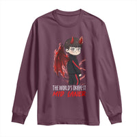 Worlds Okayest Mid Laner Long Sleeve Shirt Funny Gift For Gamer - Wonder Print Shop
