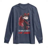 Worlds Okayest Mid Laner Long Sleeve Shirt Funny Gift For Gamer - Wonder Print Shop