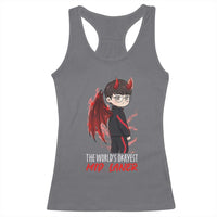 Worlds Okayest Mid Laner Racerback Tank Top Funny Gift For Gamer - Wonder Print Shop