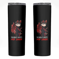Worlds Okayest Mid Laner Skinny Tumbler Funny Gift For Gamer - Wonder Print Shop