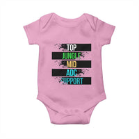 Gaming Humor 5 Roles Baby Onesie Quote For Gamer Lovers - Wonder Print Shop