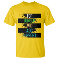Gaming Humor 5 Roles T Shirt Quote For Gamer Lovers - Wonder Print Shop