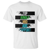 Gaming Humor 5 Roles T Shirt Quote For Gamer Lovers - Wonder Print Shop