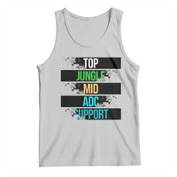 Gaming Humor 5 Roles Tank Top Quote For Gamer Lovers - Wonder Print Shop