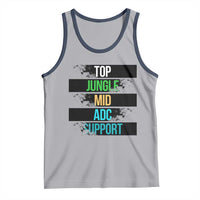Gaming Humor 5 Roles Tank Top Quote For Gamer Lovers - Wonder Print Shop