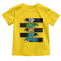 Gaming Humor 5 Roles Toddler T Shirt Quote For Gamer Lovers - Wonder Print Shop