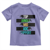 Gaming Humor 5 Roles Toddler T Shirt Quote For Gamer Lovers - Wonder Print Shop
