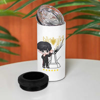 Mid Lane Master Gamer 4 in 1 Can Cooler Tumbler Gift For Esports Fan - Wonder Print Shop