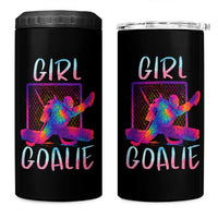 Funny Ice Hockey Girl Goalie Splatter Art 4 in 1 Can Cooler Tumbler Gift For Women - Wonder Print Shop