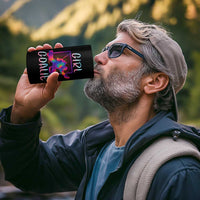 Funny Ice Hockey Girl Goalie Splatter Art 4 in 1 Can Cooler Tumbler Gift For Women - Wonder Print Shop