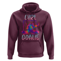 Funny Ice Hockey Girl Goalie Splatter Art Hoodie Gift For Women - Wonder Print Shop