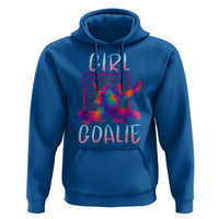 Funny Ice Hockey Girl Goalie Splatter Art Hoodie Gift For Women - Wonder Print Shop