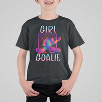 Funny Ice Hockey Girl Goalie Splatter Art T Shirt For Kid Gift For Women - Wonder Print Shop