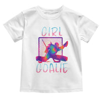 Funny Ice Hockey Girl Goalie Splatter Art Toddler T Shirt Gift For Women - Wonder Print Shop